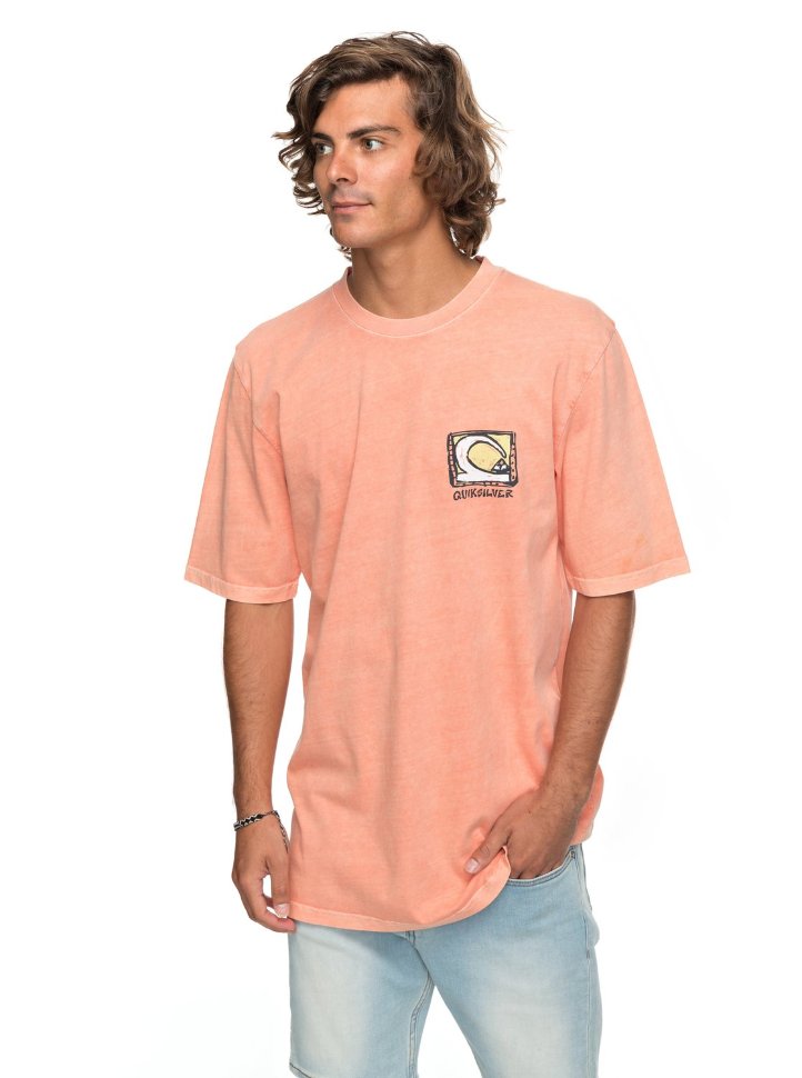 Футболка мужская QUIKSILVER Denswayss M Cadmium Orange