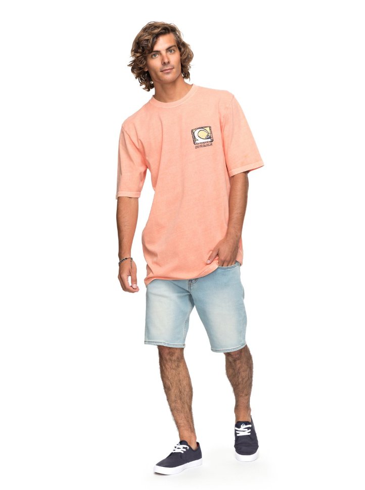 Футболка мужская QUIKSILVER Denswayss M Cadmium Orange фото 2
