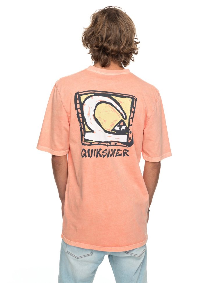 Футболка мужская QUIKSILVER Denswayss M Cadmium Orange фото 3