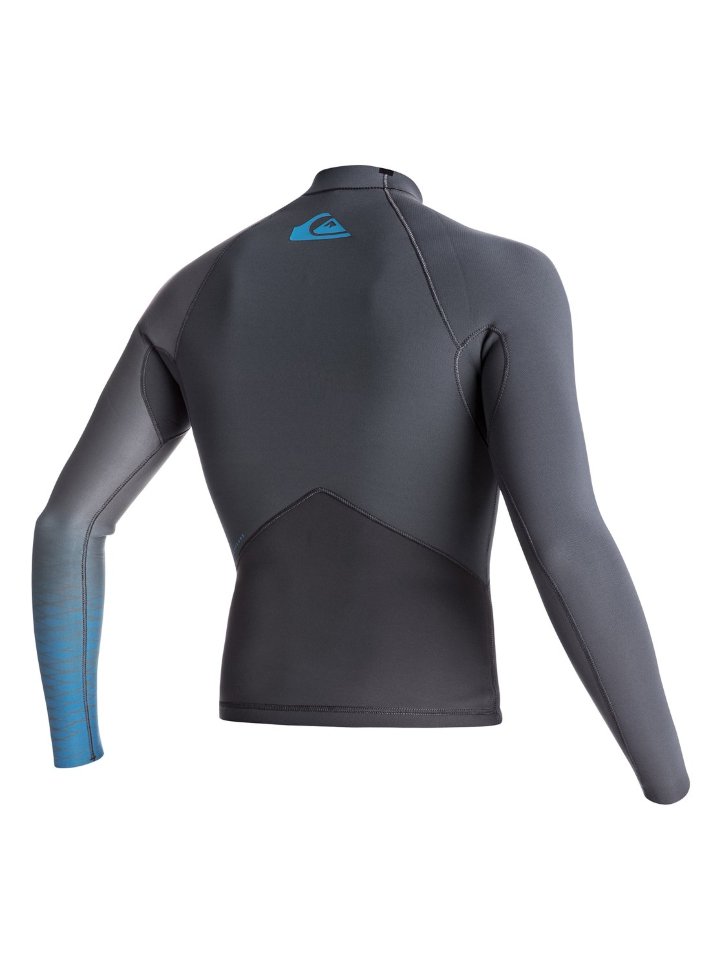 Гидрофуфайка мужская QUIKSILVER 2M Hl+ J Graphite/ Gun Metal/ Sea Blue фото 4