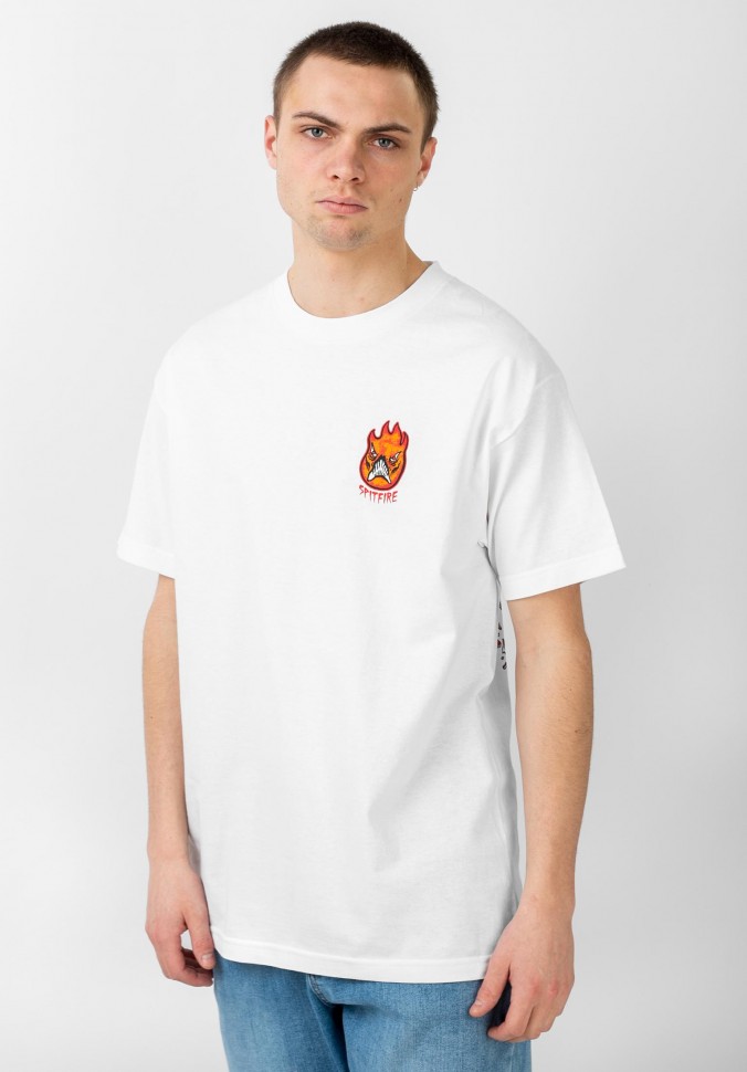Футболка SPITFIRE S/S Broke Off Neckface White 2020