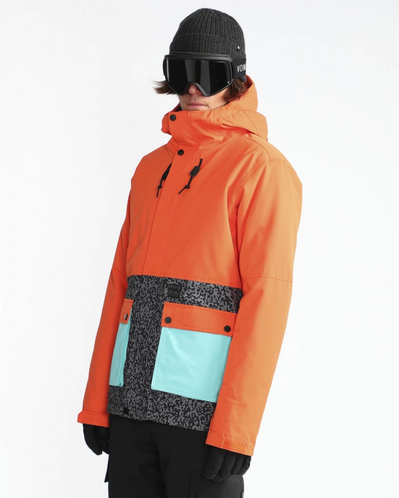 Куртка для сноуборда мужская BILLABONG Fifty 50 Puffin Orange фото 2