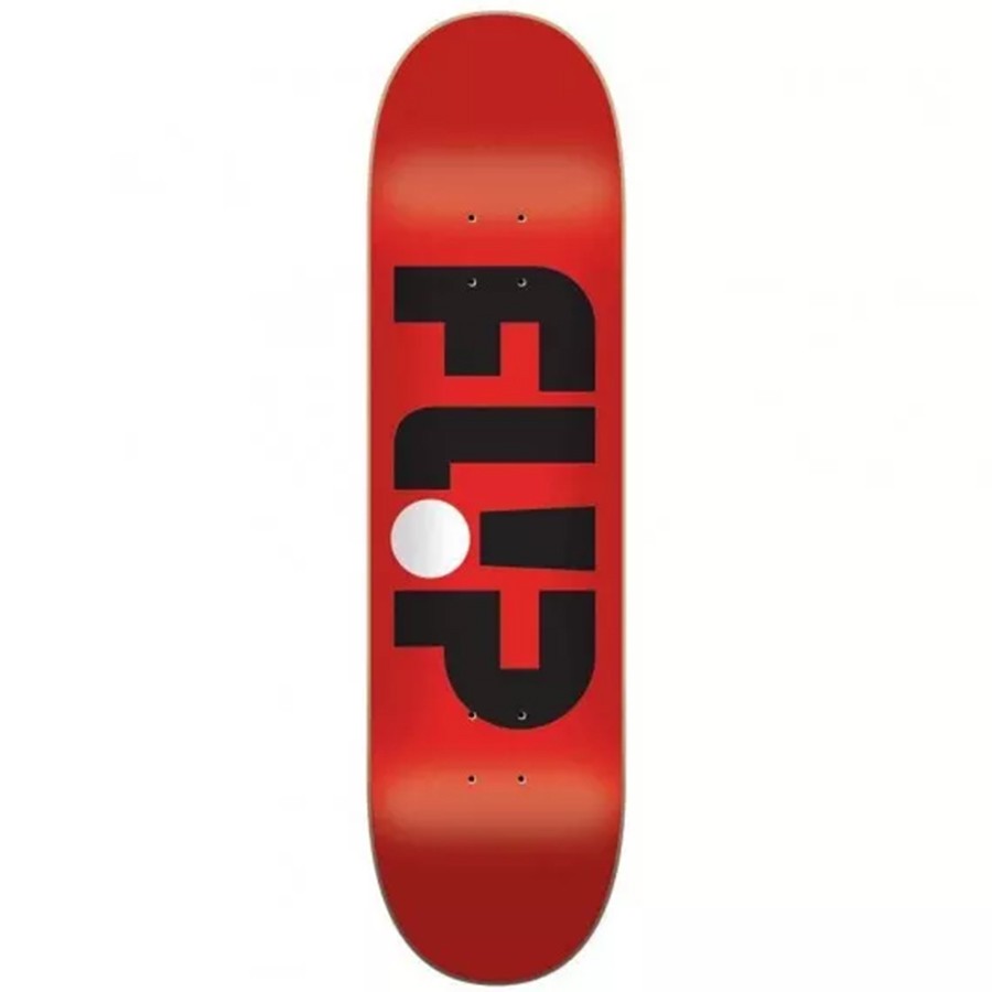 фото Дека для скейтборда flip odyssey logo red 8"