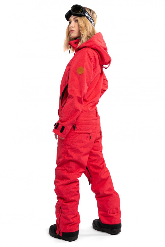 Комбинезон женский COOL ZONE Twin One Color Denim Красный Джинс фото 3