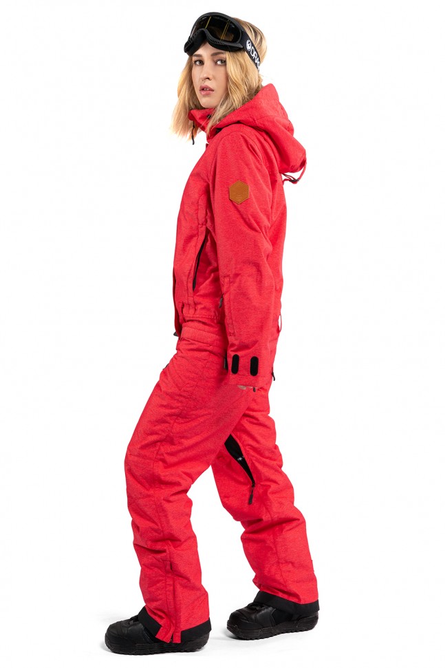 Комбинезон женский COOL ZONE Twin One Color Denim Красный Джинс фото 4
