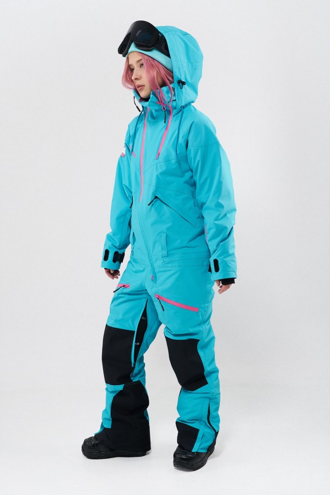 фото Комбинезон для сноуборда женский cool zone kite бирюзовый