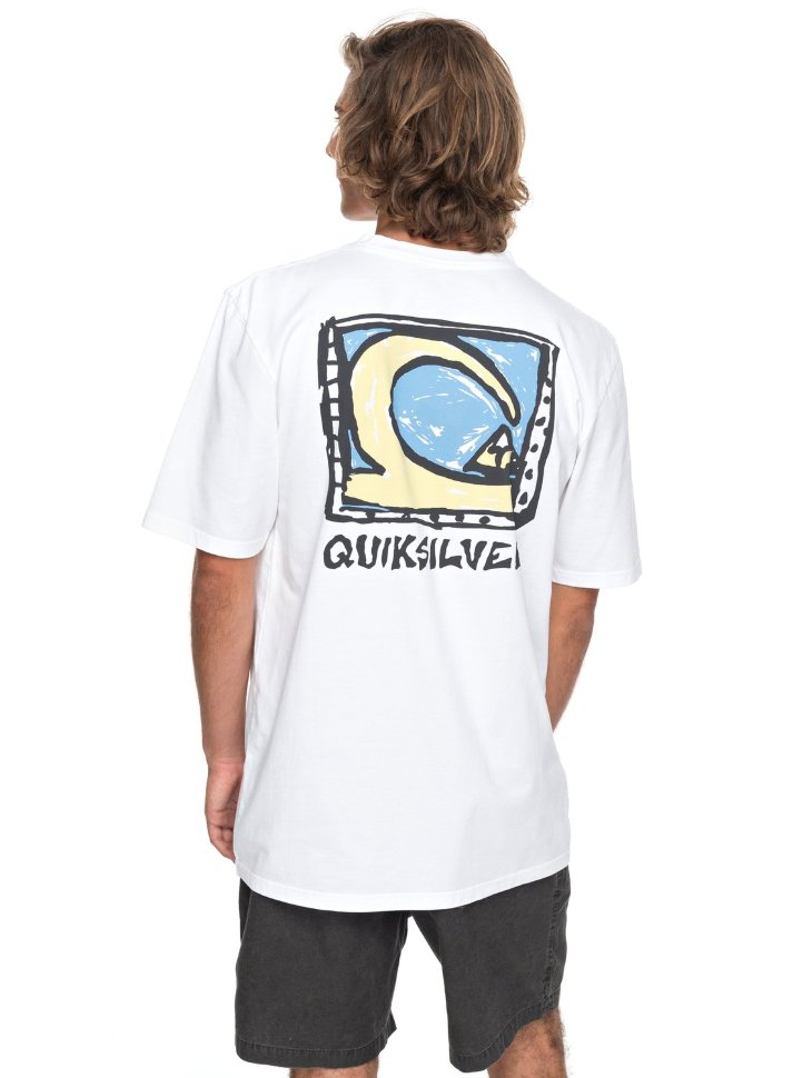 Футболка мужская QUIKSILVER Denswayss M White фото 3