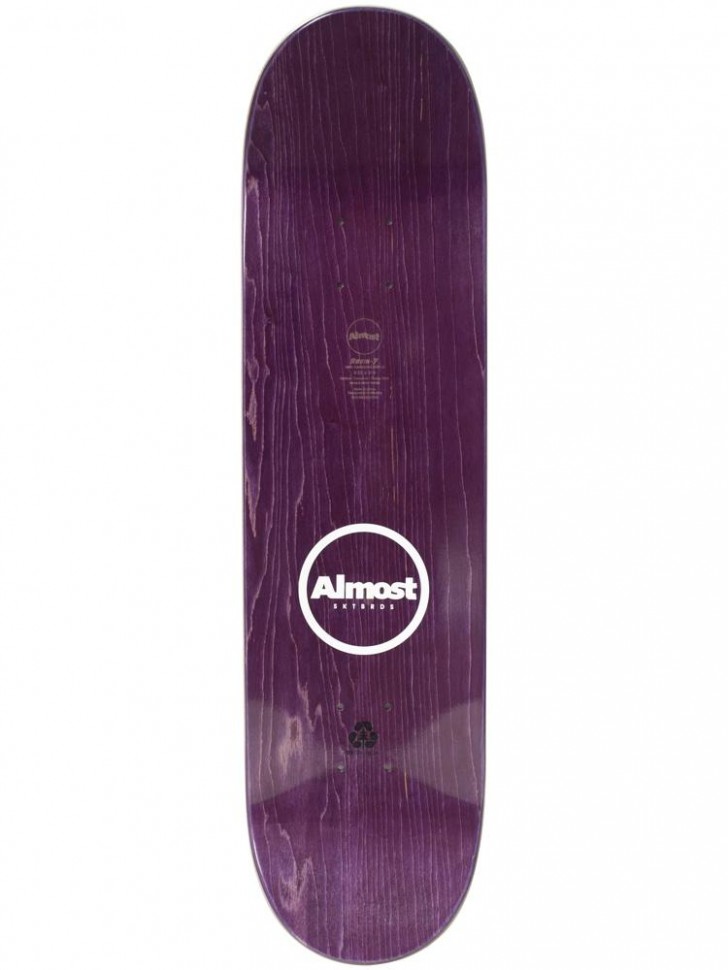 Дека для скейтборда ALMOST Max Cut & Paste R7 Max Geronzi 8.125 дюйм 2020 фото 2