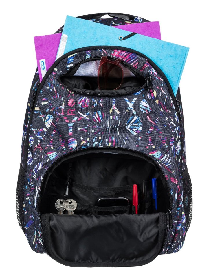 Рюкзак женский ROXY Shadow Swell J Charcoal Heather Surf Letterin фото 5