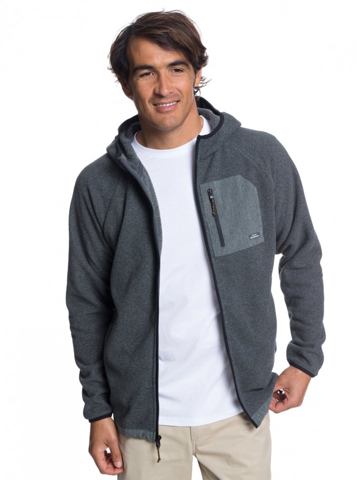 Кардиган QUIKSILVER Biggerboatziph M Charcoal Heather фото 3
