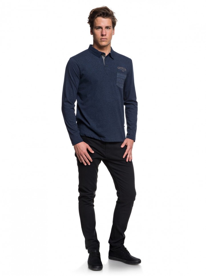 Джемпер-поло QUIKSILVER Shdpolostpcktls M Navy Blazer Heather фото 2