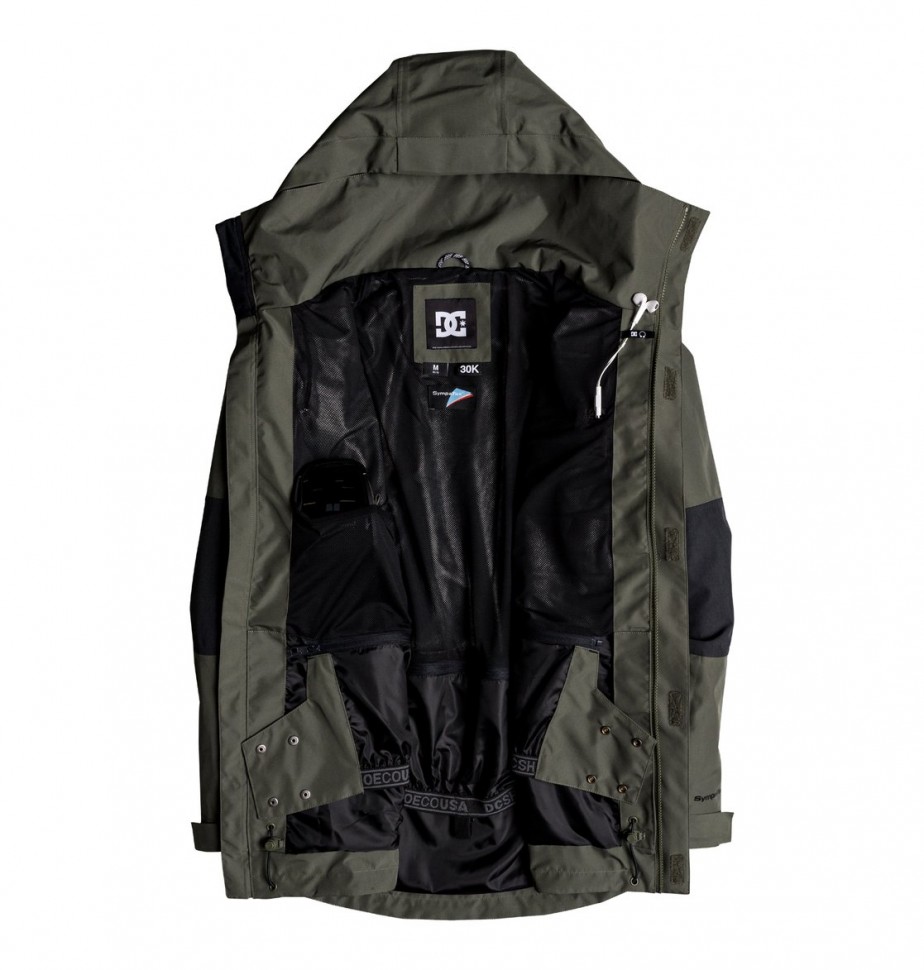 Куртка для сноуборда мужская DC SHOES Command Jkt M Beetle фото 5