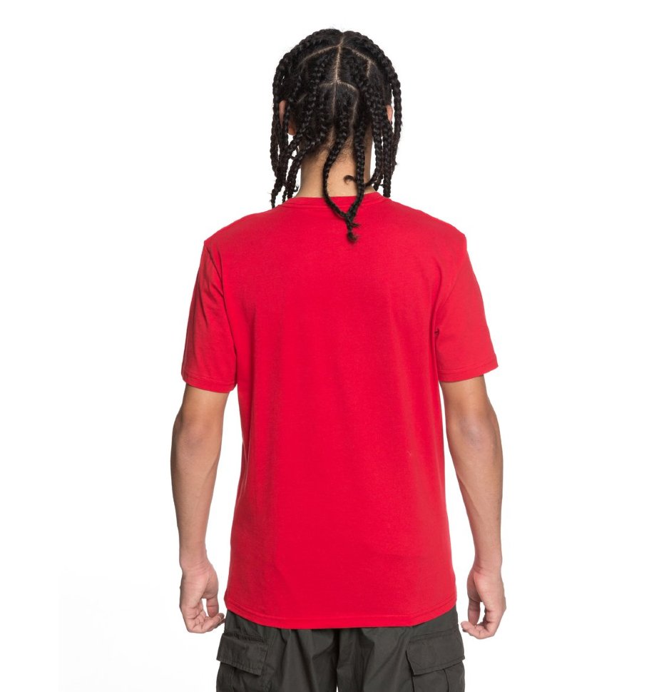Футболка мужская DC SHOES Up Shore S M Tango Red фото 3