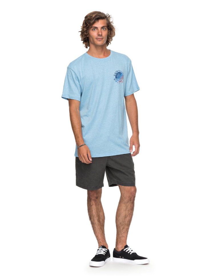 Футболка мужская QUIKSILVER Rockyrights M Dusk Blue фото 2