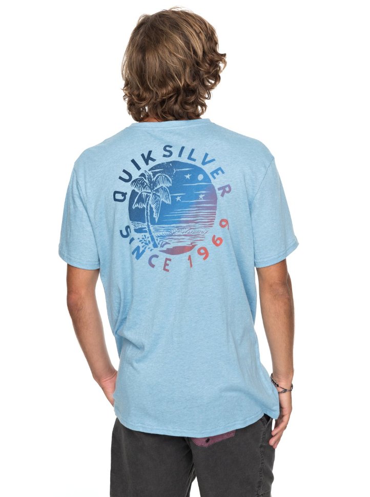 Футболка мужская QUIKSILVER Rockyrights M Dusk Blue фото 3