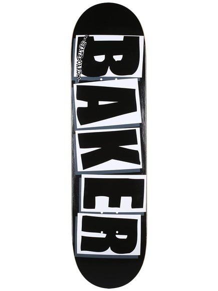 фото Дека для скейтборда baker brand logo deck black/white 8.25дюйм