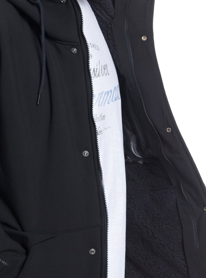 Куртка QUIKSILVER Nighttidesjacke M Black фото 4