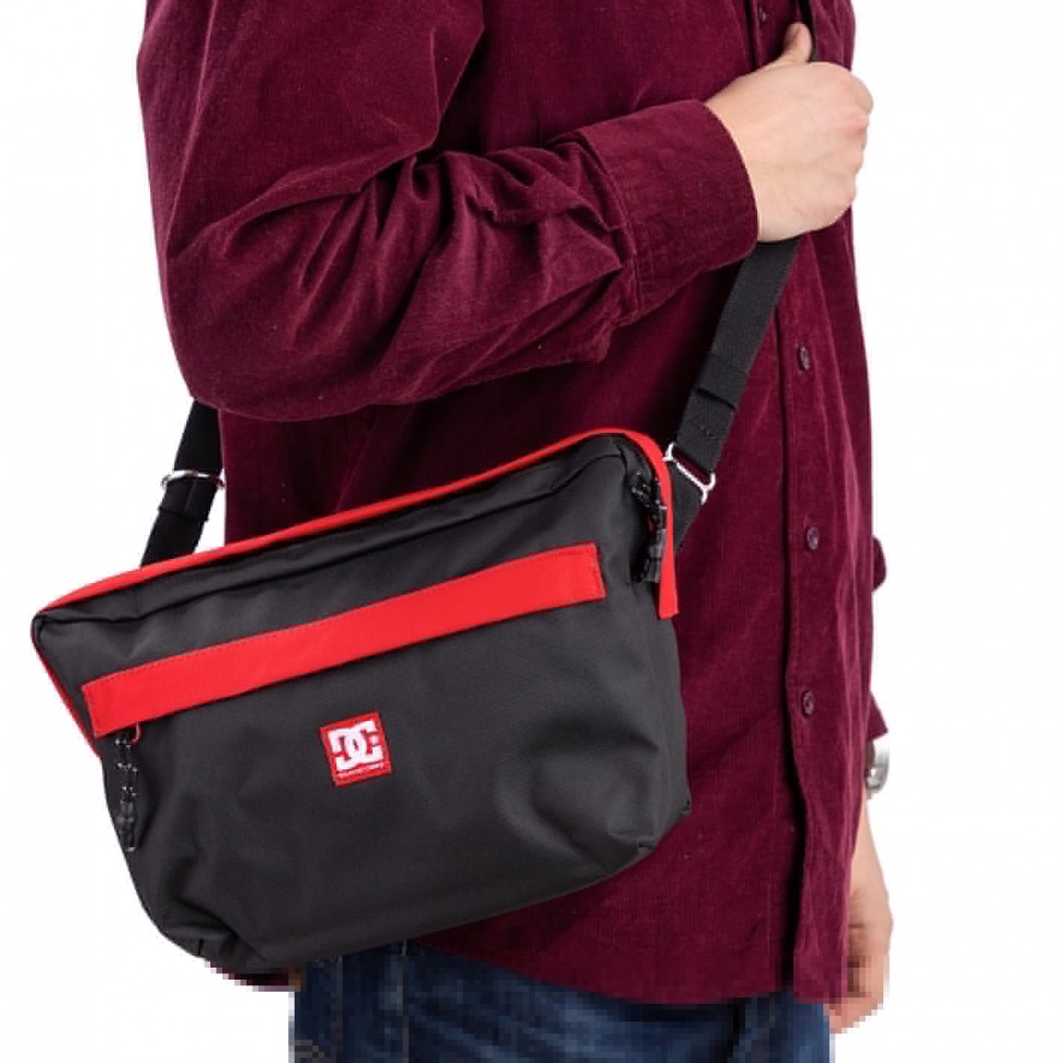 Сумка через плечо DC SHOES Hatchel Satchel M Mgrs Black фото 3