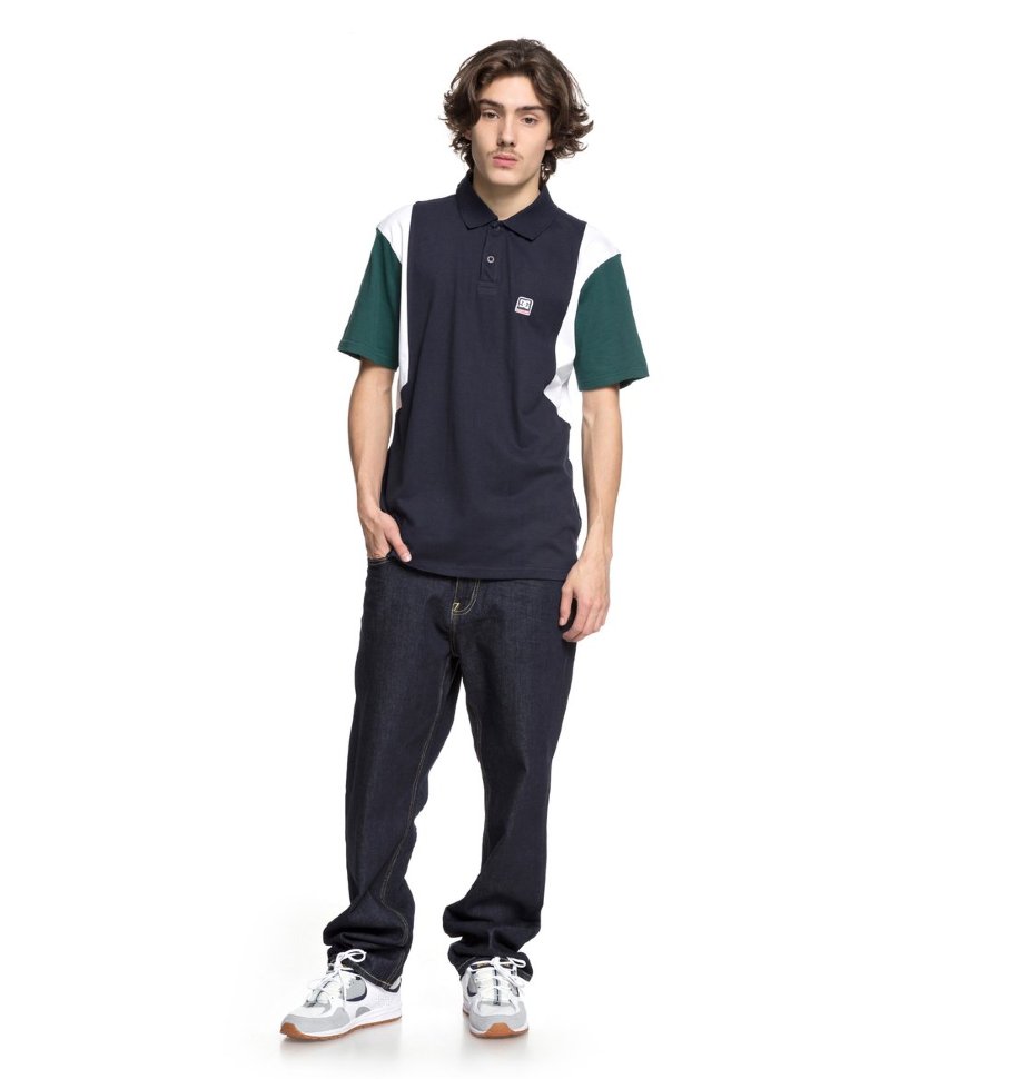 Рубашка-поло мужская DC SHOES Fenton Polo M Dark Indigo фото 2
