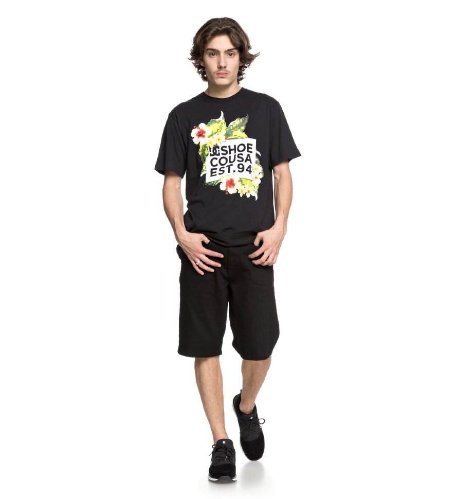 Футболка мужская DC SHOES Hiby Boxy Ss M Black фото 2