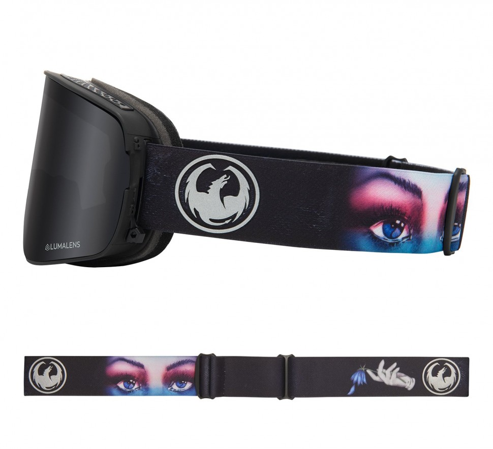 Маска горнолыжная DRAGON Nfx2 Blake Paule Signature 19/Ll Dark Smoke + Ll Rose фото 3