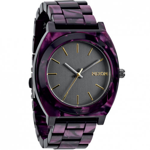 Часы NIXON Time Teller Acetate A/S Gunmetal/Velvet