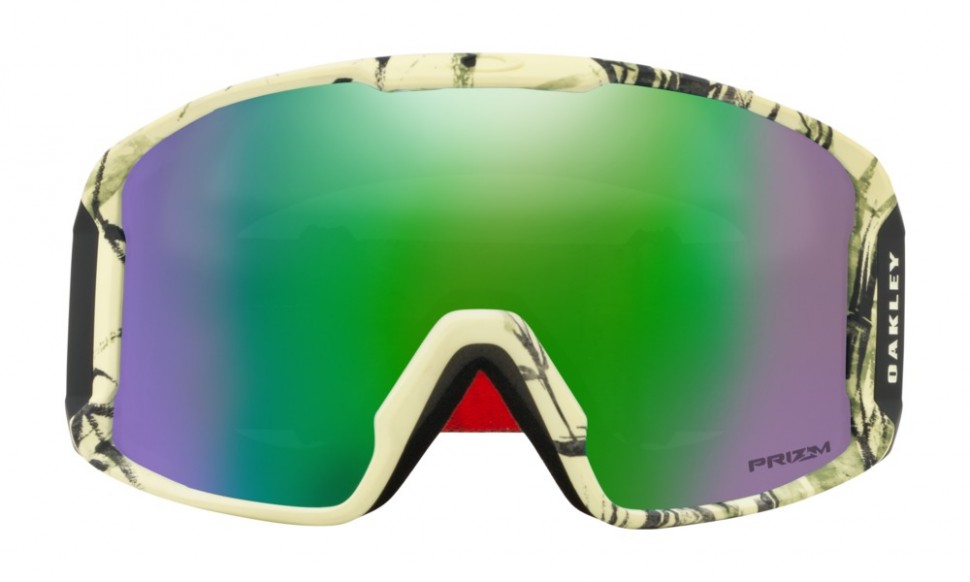 Маска горнолыжная OAKLEY Line Miner Kazu Rokka Army Green/Prizm Jade Iridium фото 2