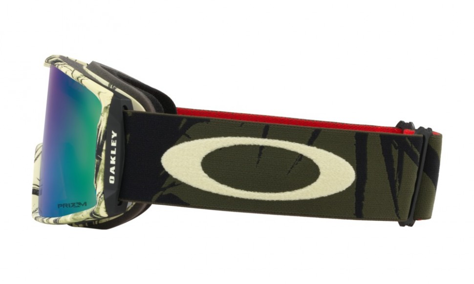 Маска горнолыжная OAKLEY Line Miner Kazu Rokka Army Green/Prizm Jade Iridium фото 4
