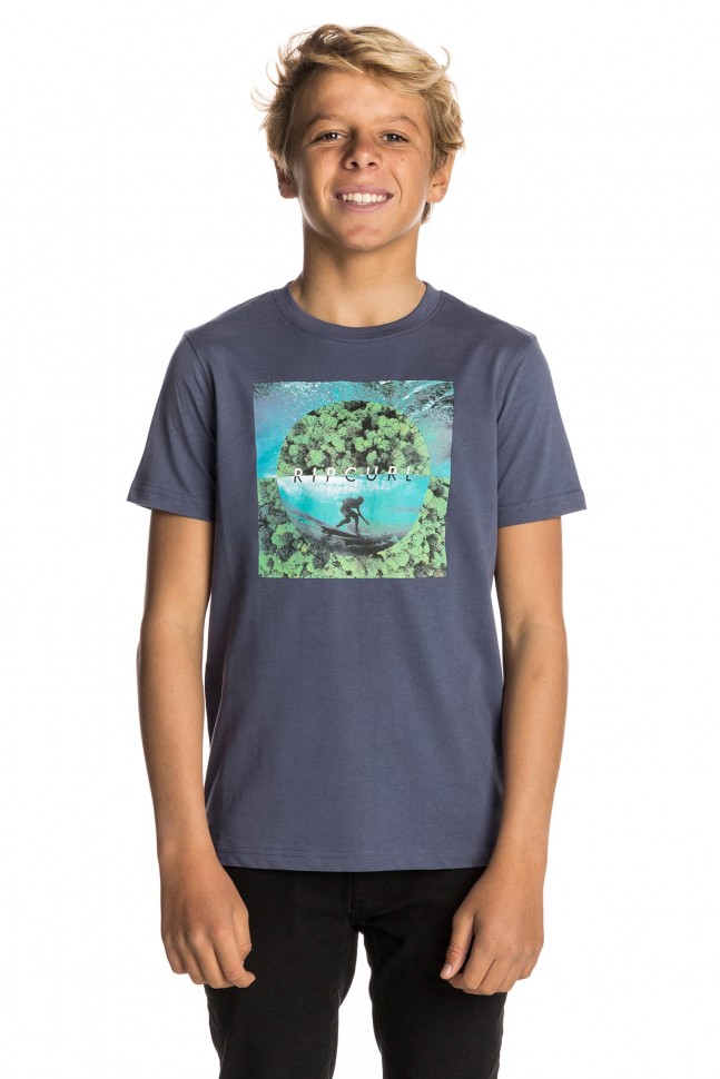 Футболка RIP CURL Good Day Ss Tee Blue Indigo