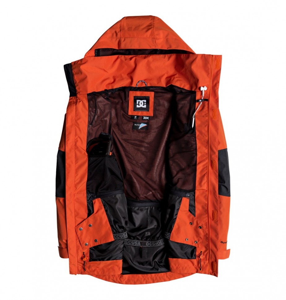 Куртка для сноуборда мужская DC SHOES Command Jkt M Red Orange фото 5