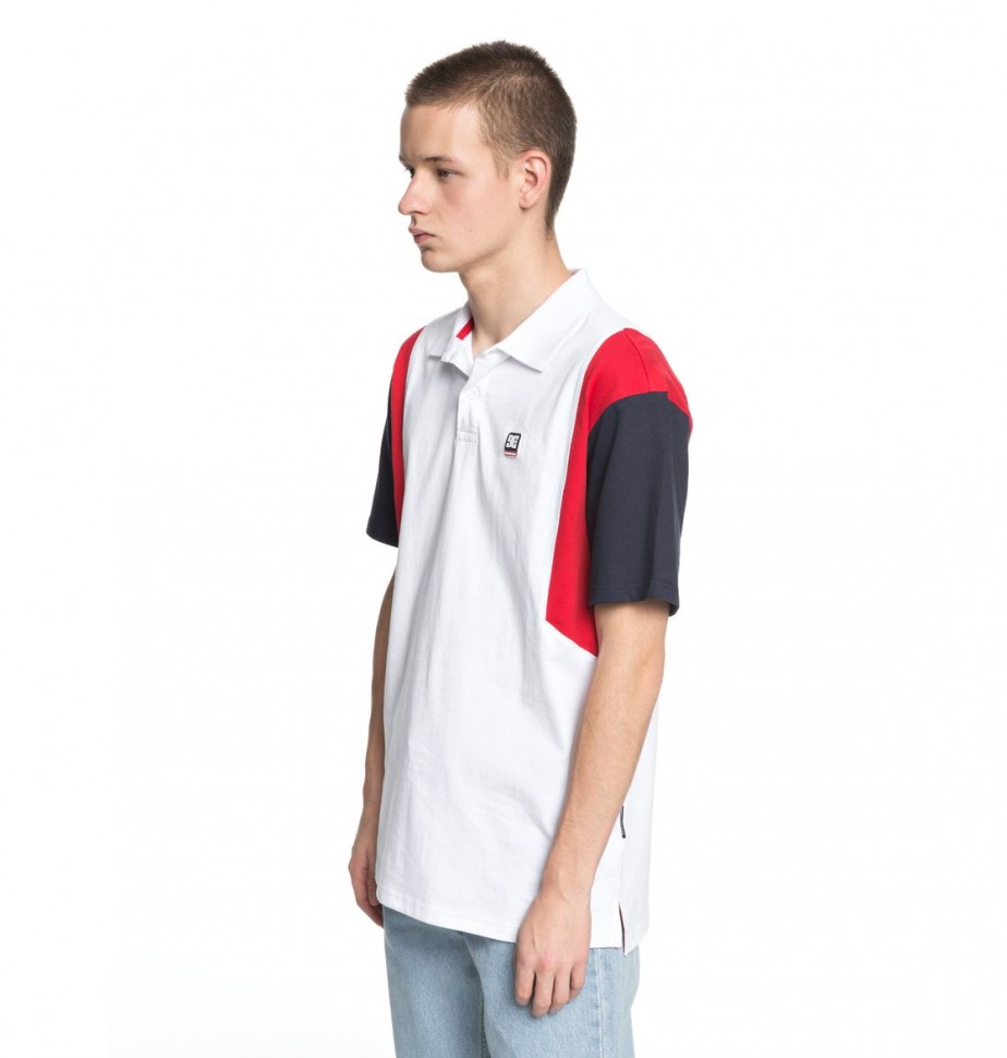 Рубашка-поло мужская DC SHOES Fenton Polo M Snow White фото 2
