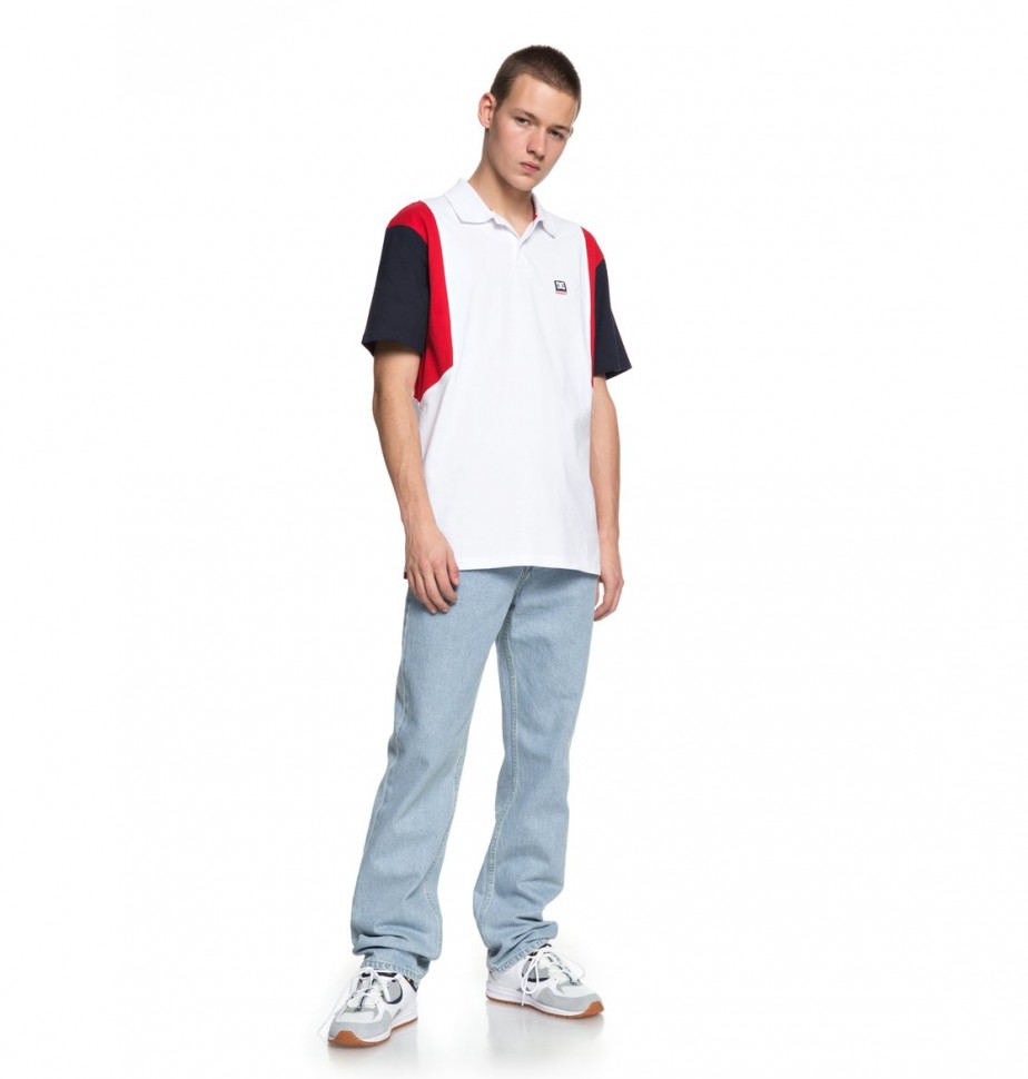 Рубашка-поло мужская DC SHOES Fenton Polo M Snow White фото 3