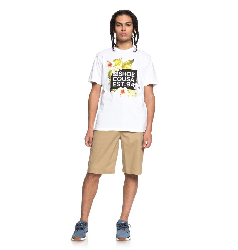 Футболка мужская DC SHOES Hiby Boxy Ss M Snow White фото 2