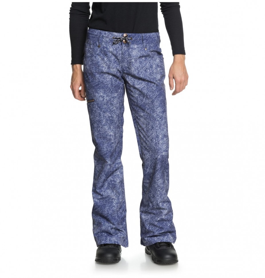 Штаны для сноуборда женские DC SHOES Viva Pnt J Dark Blue Acid Wash Denim A
