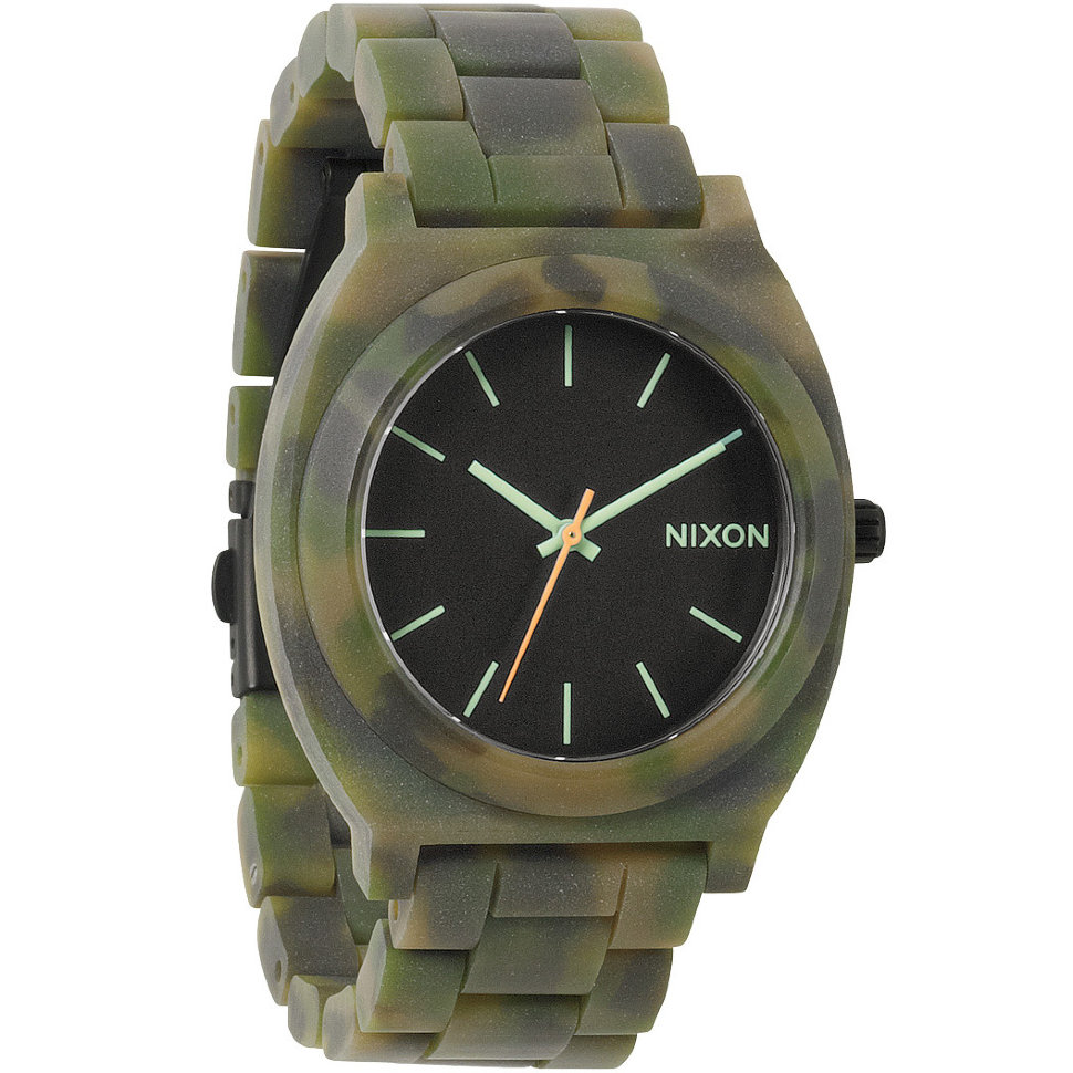 Часы NIXON Time Teller Acetate A/S Matte Black/Camo