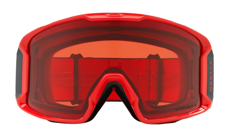 Маска горнолыжная OAKLEY Line Miner Red Forged Iron/Prizm Rose фото 2