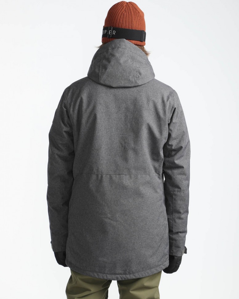Куртка для сноуборда мужская BILLABONG Adversary Asphalt Heather фото 6