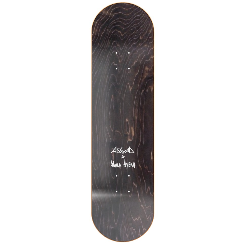 фото Дека для скейтборда абсурд качели black, natural 8.25 дюйм 2023