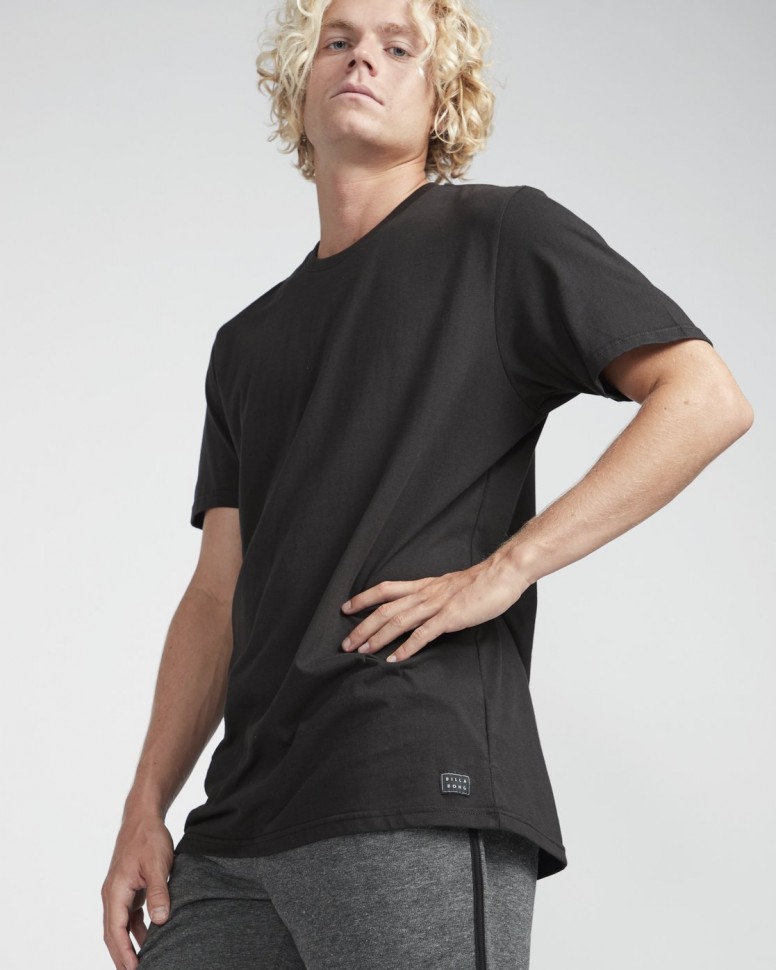 Футболка мужская BILLABONG All Day Crew Black фото 2