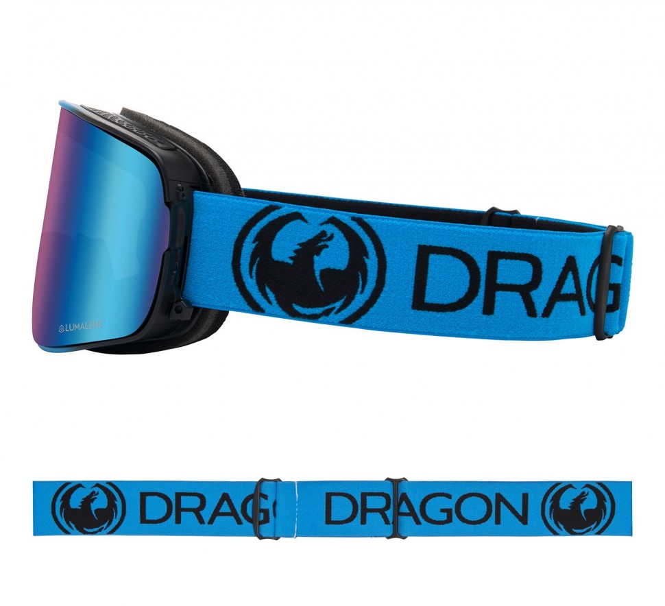 Маска горнолыжная DRAGON Nfx2 Blueberry/Ll Blue Ion + Ll Amber фото 3