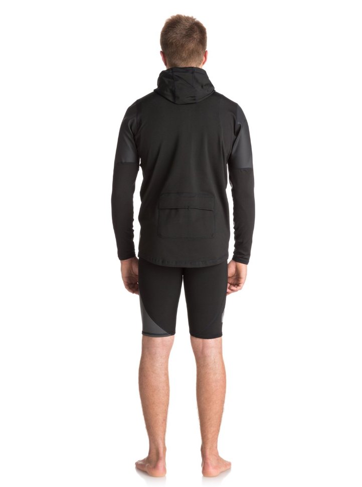 Гидрокуртка мужская QUIKSILVER Waterpa Fz Jk Black фото 3