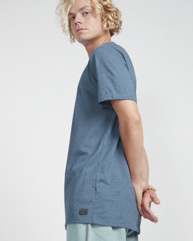 Футболка мужская BILLABONG All Day Crew Dark Royal фото 3
