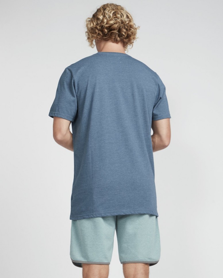 Футболка мужская BILLABONG All Day Crew Dark Royal фото 4