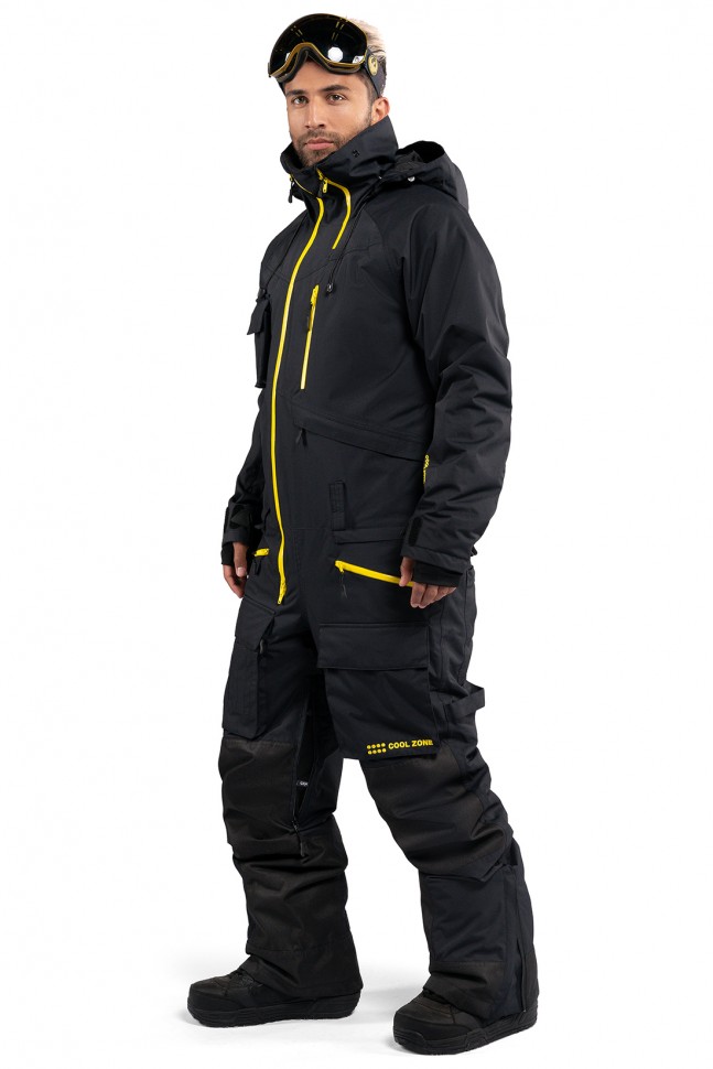 Комбинезон мужской COOL ZONE Snowmobile Черный фото 2