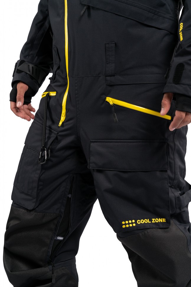 Комбинезон мужской COOL ZONE Snowmobile Черный фото 5