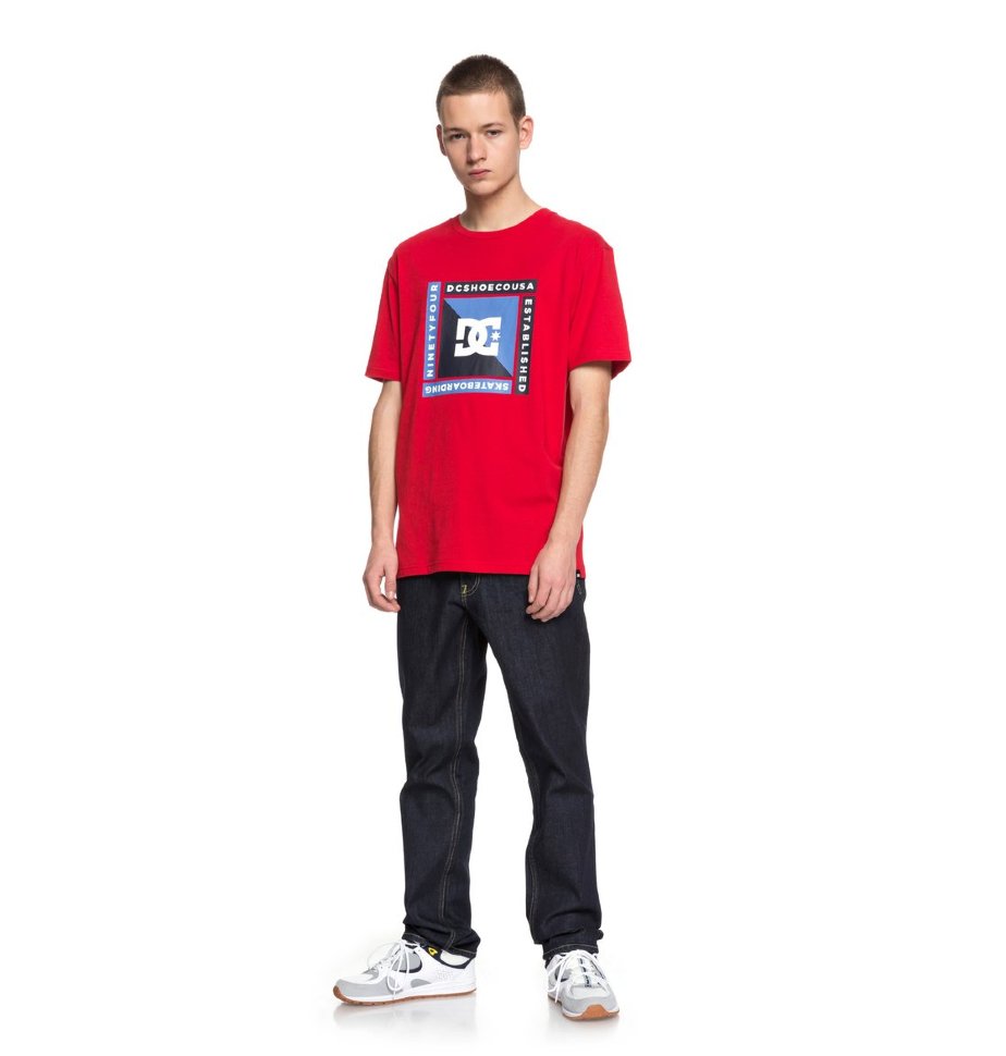 Футболка мужская DC SHOES Arkana Ss M Tango Red фото 2
