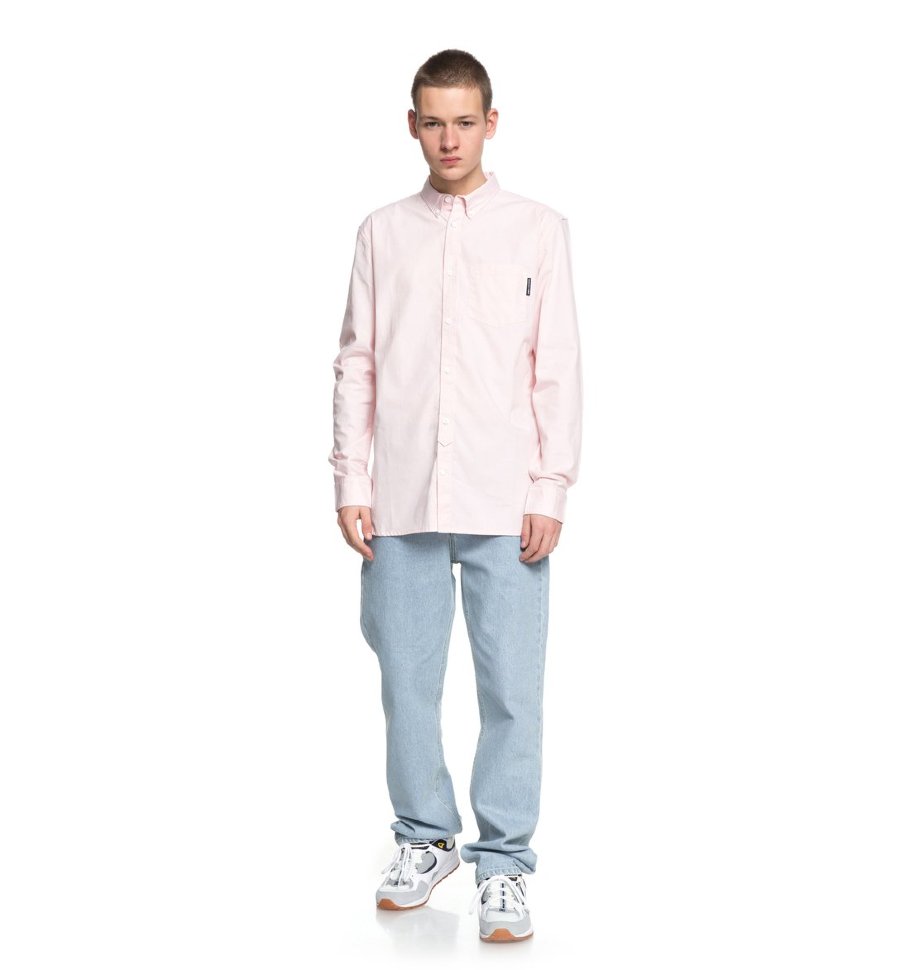 Рубашка мужская DC SHOES Classic Oxford M English Rose фото 3