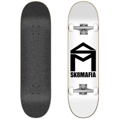 фото Скейтборд комплект sk8mafia house logo complete white 7.75 дюйм 2022