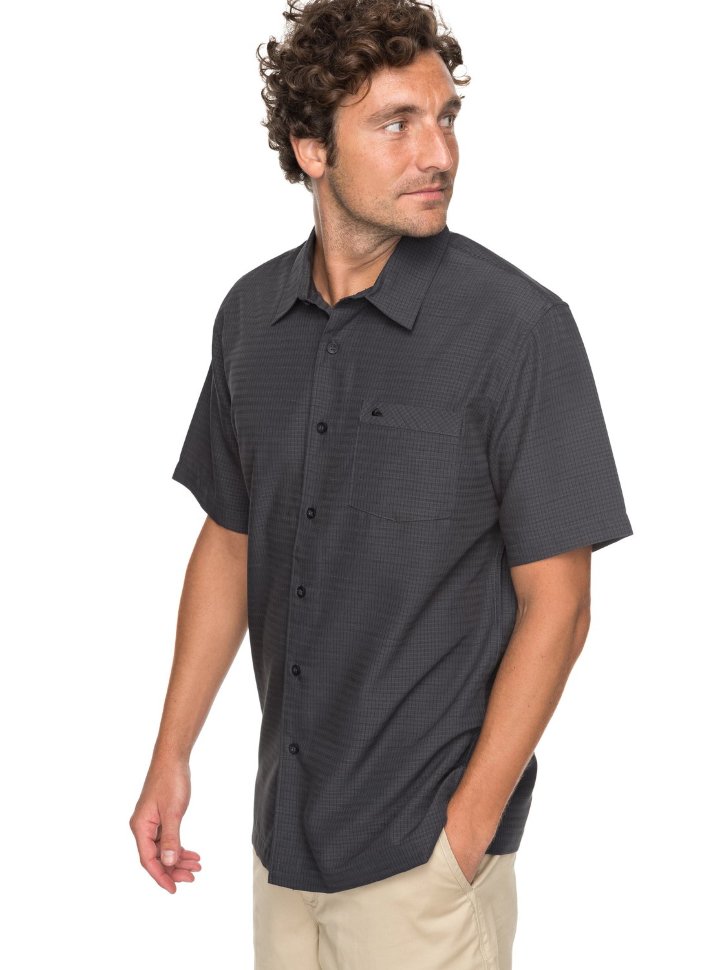Рубашка мужская QUIKSILVER Centinela4Reg M Black