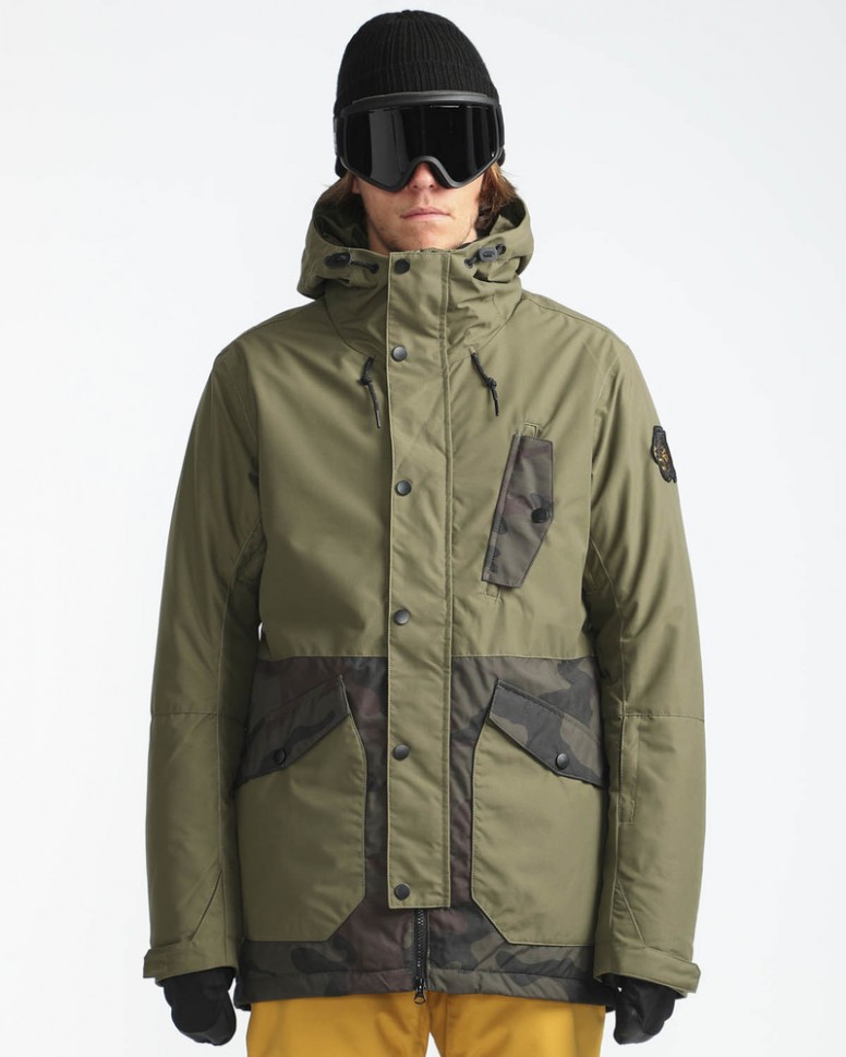 Куртка для сноуборда мужская BILLABONG Adversary Camo